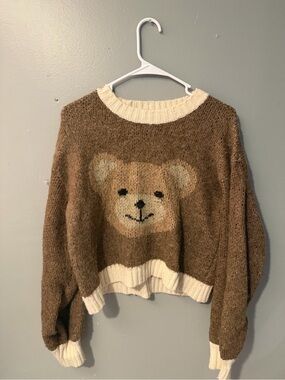 Brown & Cream Luna Ivy Sweater